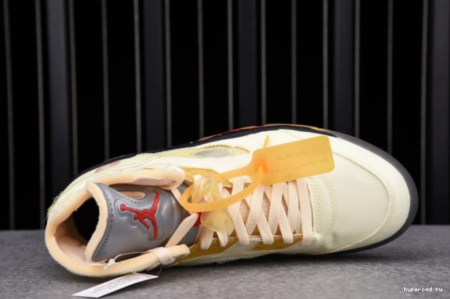 OFF-WHITE DH8565-100 Jordan Sail Retro 5 0807